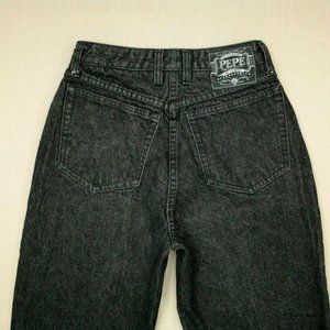 Vintage Pepe Jeans High Rise Black Denim